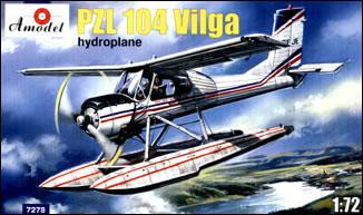 Amodel  7278 PZL-104 Wilga-35 with flotation gears