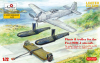 Floats & trolley for Fw-190W-1 fighter