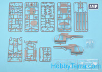 AMP 32005 Plastic model kit Hughes OH-6 Cayuse. Profi Pack