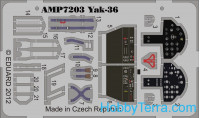 Photo-etched set for ART Model Yak-36