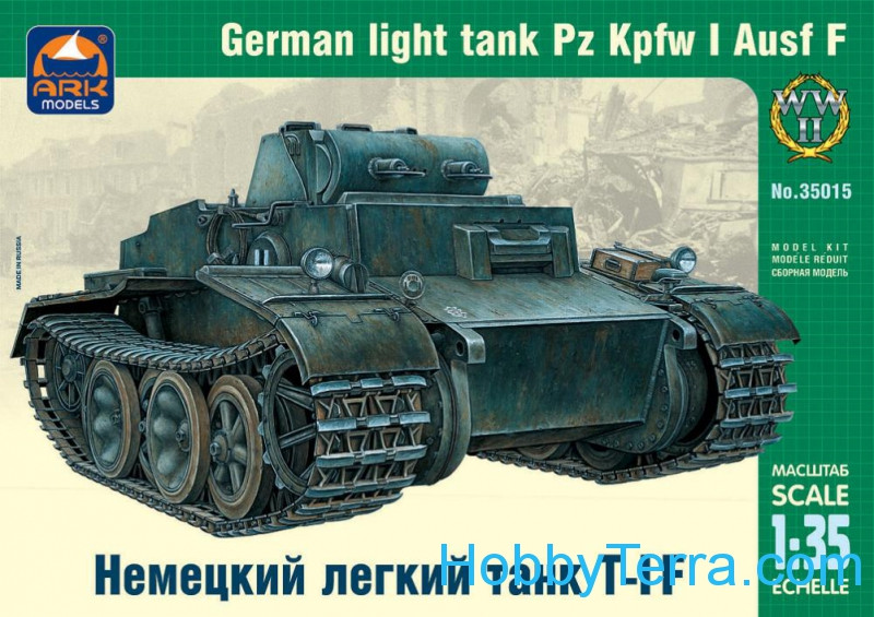 Ark models  35015 Pz.Kpfw I Ausf.F German light tank
