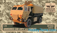 M1078 LMTV armored cab w/canvas (resin kit & PE set)