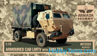M1078 LMTV armored cab w/shelter (resin kit & PE set)