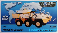 Austrian 6x6 APC Pandur MTGS (Kuwait) (resin kit & PE set)			