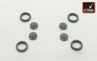 GAZ-AA wheels for AA guns (4pcs), updated