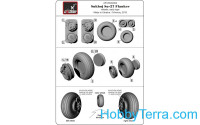 Armory  AW32004 Wheels set 1/32 for Sukhoj Su-27 Flanker, early type
