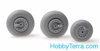 Armory  32012 Wheels set 1/32 MiG-19 Farmer w/weighted tires