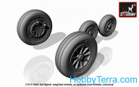 Armory  AW72312 Wheels set 1/72 for F-104G Starfighter (w/ optional nose wheels)