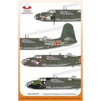 Authentic Decal  7244 Decal 1/72 for A-20 Bostons/Havocs In the Russian Sky