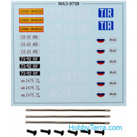 AVD Models  7034 Semitrailer MAZ-9758