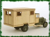 Wooden cabin and truck body for ZiS-44