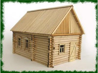 Russian log house