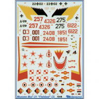 Decal 1/72 for MiG-21, part 2