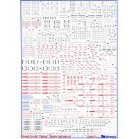 Begemot  72041 Decal 1/72 full stencil for Su-24 "Fencer" family