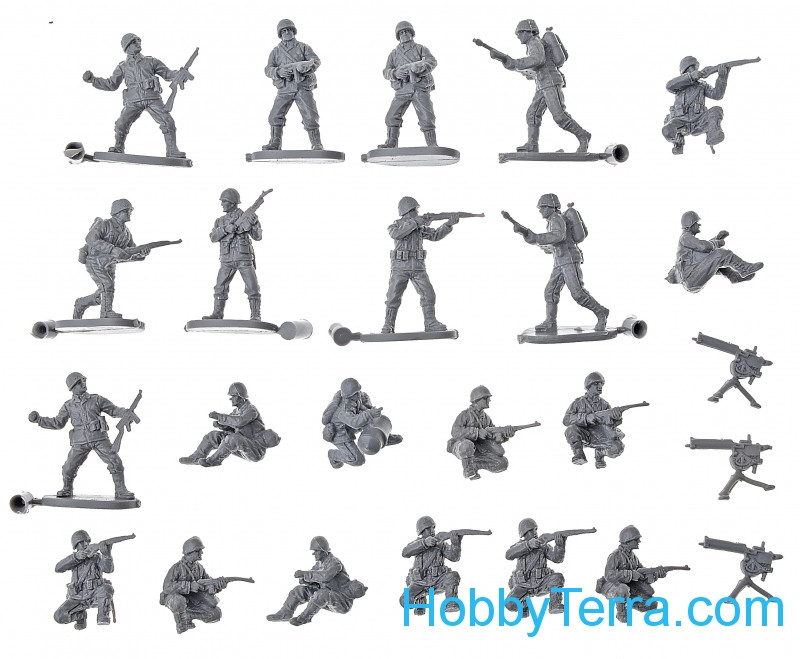 Caesar Miniatures 1/72 WWII US Army set I # 054 