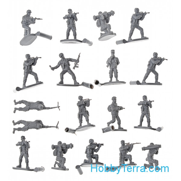 1/72 Caesar Miniatures   059 Modern French Army & Chinese PLA toy soldiers 
