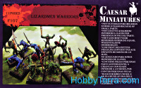 Caesar 107 Plastic set model 1/72 Lizardmen Warriors