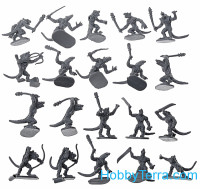 Caesar 107 Plastic set model 1/72 Lizardmen Warriors