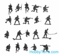 Caesar HB 08 1/72 Scale Plastic Figures: German (WWII) Army Sturmpioniere Team