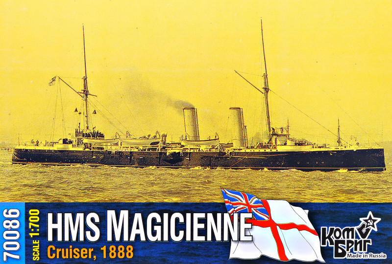 Combrig  70086 HMS Magicienne 2nd class cruiser, 1889