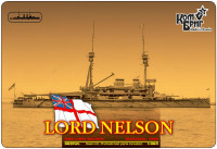 HMS Lord Nelson Battleship, 1908 (Water Line version)