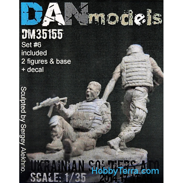 1 Figure 1/35 scale model kit Dan Models 35151 Soldier Ukrainian 2014-15 ATO