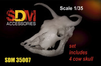 Accessories for diorama. Cow skull