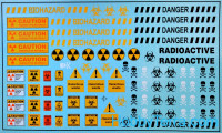 DAN models  35010 Decal 1/35 Toxic waste barrels label