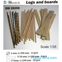 Logs and boards for dioramas #2