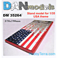 Display stand. USA theme, 370x190mm