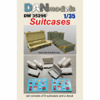 Accessories for diorama. Suitcases 8 pcs