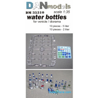 Water bottles for vehicle/diorama