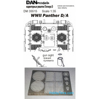 Grilles 1/35 for Panther D/A, WWII