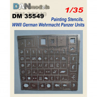 Stencil for WWII German Wehrmacht Panzer Units