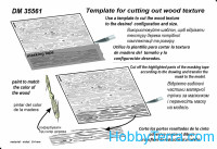 DAN models 35561 Wood texture mask template