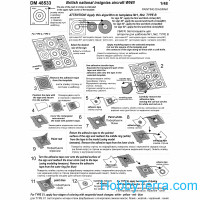 DAN models 48533 Stencil for WWII RAF National insignia