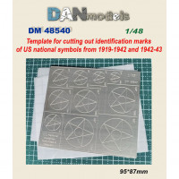 US aircraft national insignia (1919-1943) mask template