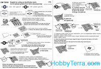 DAN models 72535 US aircraft national insignia (1943-present) mask template