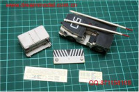 DreamModel  U.S.N Carrier Tractor(New Short Version) Including Tow bar, Wheel chock, resin+pe