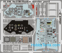 Eduard  EDBIG-3218 Photo-etched set BIG-ED 1/32 Su-27B Flanker, for Trumpeter kit