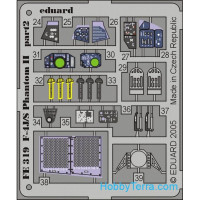 Eduard  4840 Photo-etched set BIG-ED 1/48 F-4J/S Phantom II, for Hasegawa kit