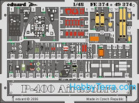 Eduard  4876 Photo-etched set BIG-ED 1/48 P-39/P-400 Airacobra, for Hasegawa kit