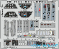 Eduard  49102 Photo-etched set BIG-ED 1/48 L-29 Delfin (AMK)