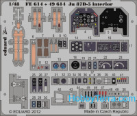 Eduard  BIG4979 Photo-etched set BIG-ED 1/48 Ju 87D-5, for Italeri kit