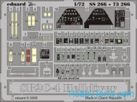 Eduard  BIG7222 Photo-etched set BIG-ED 1/72  SB2C-4 HELLDIVER, for Academy kit