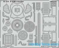 Eduard  BIG7285 Photo-etched set BIG-ED 1/72 F-35B, for Fujimi kit