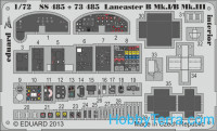 Eduard  7286 Photoetched set BIG-ED 1/72 Lancaster B Mk.III