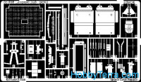 Eduard  35338 Photo-etched set 1/35 Leopard 1A2, for Italeri kit