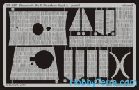 Photo-etched set 1/35 Pz.V Panther A (Zimmerit), for Tamiya kit