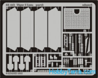 Photo-etched set 1/35 Tiger I late, for Tamiya kit